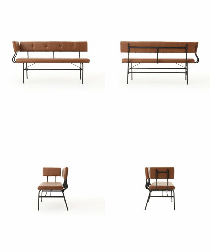 JOURNAL STANDARD FURNITURE  PAXTON LD BENCH＆ARM PVC パクストン LDベンチ＆アーム PVC チェア チェアー いす イス 椅子 リビング ベンチ スツール