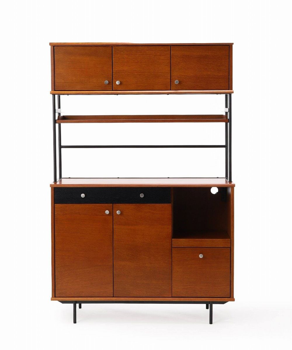 JOURNAL STANDARD FURNITURE HABITAT KITCHEN BOARD-L  ハビタ キッチンボード L 収納 収納家具 キッチン収納 食器棚 キッチンボード レンジ台 キッチンラック(代引不可) レビューでマルシェバッグプレゼント