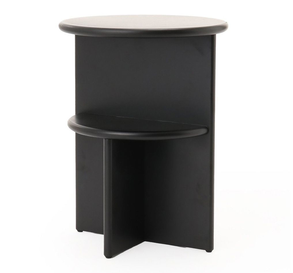 JOURNAL STANDARD FURNITURE PORTO SIDE TABLE black  ポルト サイドテーブル ブラック テーブル デスク 机 リビングテーブル つくえ サイドテーブル(代引不可)
