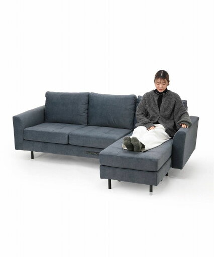 JOURNAL STANDARD FURNITURE PSF COUCH SOFA NAVY  ピーエスエフ カウチソファ ネイビー ソファ ソファー リラックスチェア チェア チェアー いす イス 椅子(代引不可)