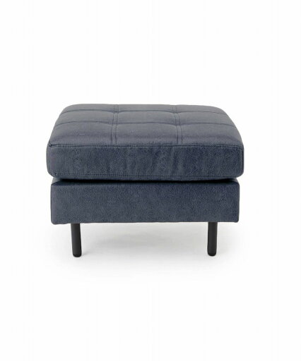 JOURNAL STANDARD FURNITURE PSF OTTOMAN BLUE GRAY  ピーエスエフ オットマン ブルーグレー オットマン スツール 足置き 1人掛け 一人掛け 一人がけ 腰掛け(代引不可)