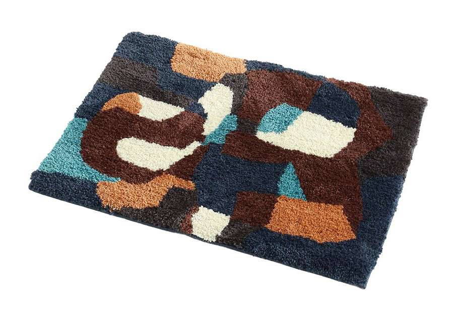 JOURNAL STANDARD FURNITURE  PICFAIR RUG 50x70 ピクフェアラグマット 50×70 ネイビー ラグ カーペット ラグマット ラグカーペット リビング 絨毯