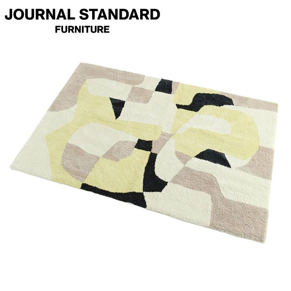 journal standard FurnitureのJOURNAL STANDARD FURNITURE  PICFAIR RUG 140x200 ピクフェアラグ 140×200 イエロー ラグ カーペット ラグマット ラグカーペット リビング 絨毯(ラグ・マット)