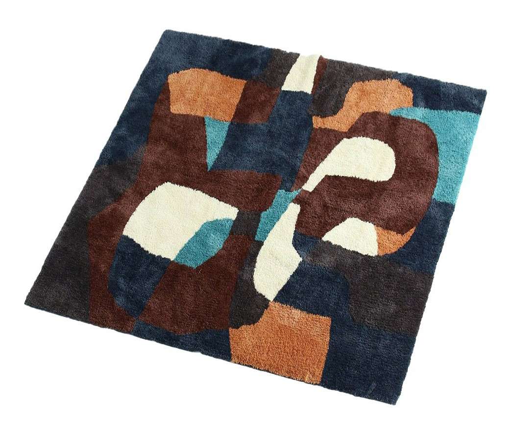 JOURNAL STANDARD FURNITURE  PICFAIR RUG 200x200 ピクフェアラグ 200×200 ネイビー ラグ カーペット ラグマット ラグカーペット リビング 絨毯