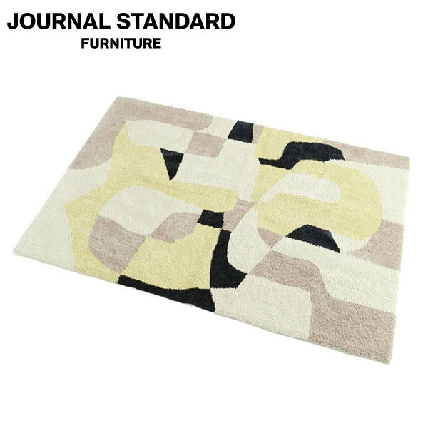 JOURNAL STANDARD FURNITURE ジャーナルスタンダードファニチャー PICFAIR RUG 200x250 ピクフェアラグ 200×250 イエロー ラグ カーペット ラグマット ラグカーペット リビング 絨毯のサムネイル