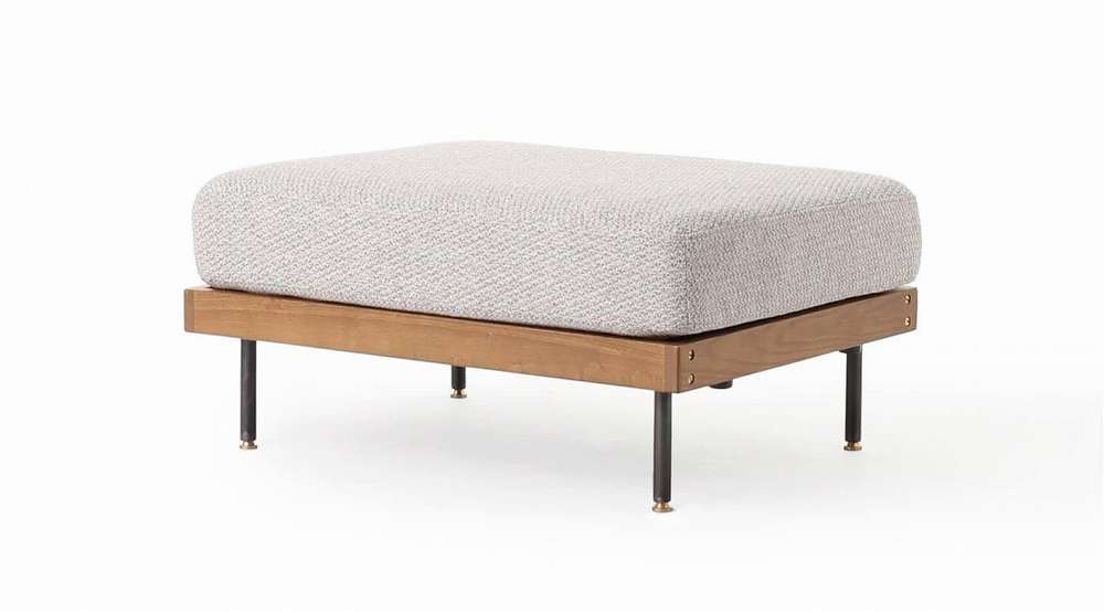 JOURNAL STANDARD FURNITURE  LILLE OTTOMAN 2ND 25 IVORY リル オットマン アイボリー ソファ インテリア ソファー