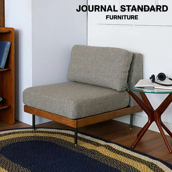 journal standard FurnitureのJOURNAL STANDARD FURNITURE  LILLE SOFA 1P 2ND 25 GRY リル ソファ 1人掛け グレー ソファ インテリア ソファー 1P(ソファ)