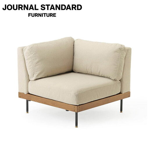 journal standard FurnitureのJOURNAL STANDARD FURNITURE  LILLE CORNER SOFA 25AW Fabric IVORY 25AWアイボリー リル コーナーソファ 25AW ファブリック アイボリー(代引不可)(ソファ)