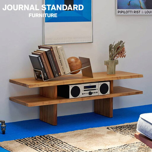 journal standard FurnitureのJOURNAL STANDARD FURNITURE  LIVE EDGE WOOD LOW BOARD ライブ エッジ ウッド ローボード W120cm テレビボード ボード リビング(代引不可)(テレビ台)