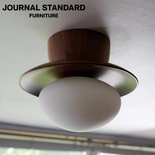 journal standard FurnitureのJOURNAL STANDARD FURNITURE  LUCCA CEILING LAMP WALNUTS ルッカ シーリングランプ ウォールナット ランプ ライト 照明 シーリングライト(代引不可)(ライト・照明)