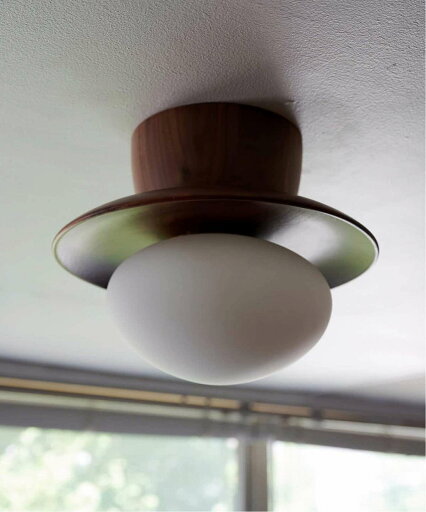 JOURNAL STANDARD FURNITURE  LUCCA CEILING LAMP WALNUTS ルッカ シーリングランプ ウォールナット ランプ ライト 照明 シーリングライト(代引不可)