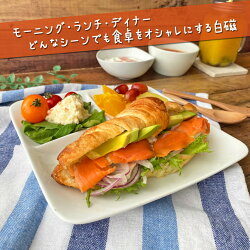 【訳ありアウトレット】ランチプレート軽量スクエアー白磁仕切りカフェおうちカフェワンプレート食器陶器皿絵付け用ポーセラーツ業務用OUTLET食洗機対応即納即日配送あす楽対応ラッピング不可