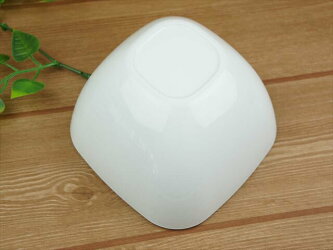 子供食器小鉢白軽量軽い日本製PET樹脂樹脂製角型ボウルS/ホワイト