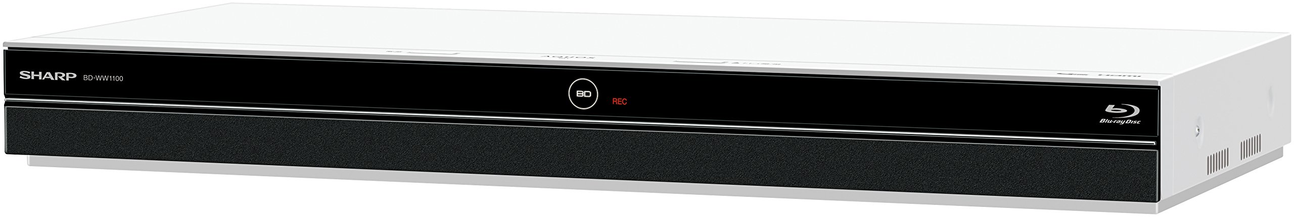 【中古】シャープ 1TB 2チューナー ブルーレイレコーダー AQUOS BD-WW1100 ホワイト 2番組同時録画 無線LAN内蔵