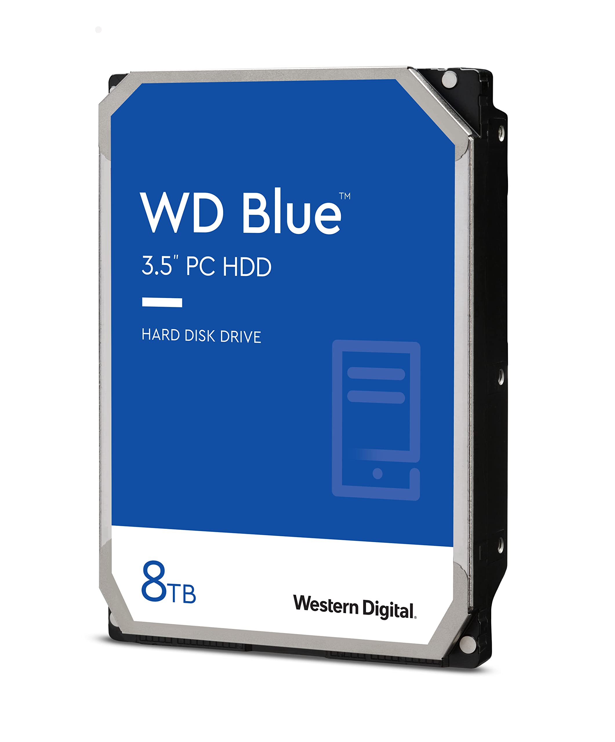 【中古】Western Digital 内蔵 HDD 8TB WD Blue WD80EAZZ 大容量データ保存・PCバックアップ用 3.5インチ SATA