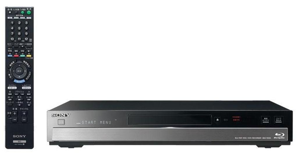 【中古】SONY ブルーレイレコーダー 500GB 2チューナー BDZ-RX50