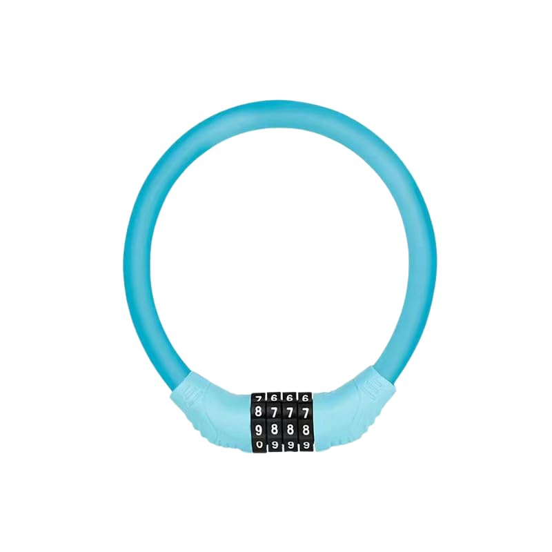 自転車用防盗ロック 頑丈な合金素材で高耐久性 暗証番号式で安心 バイクやマウンテンバイクにも対応し..