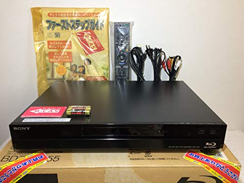 【整備済み品】SONY ブルーレイレコーダー BDZ-RX55｜500GB／2チューナー／W録対応／ ...