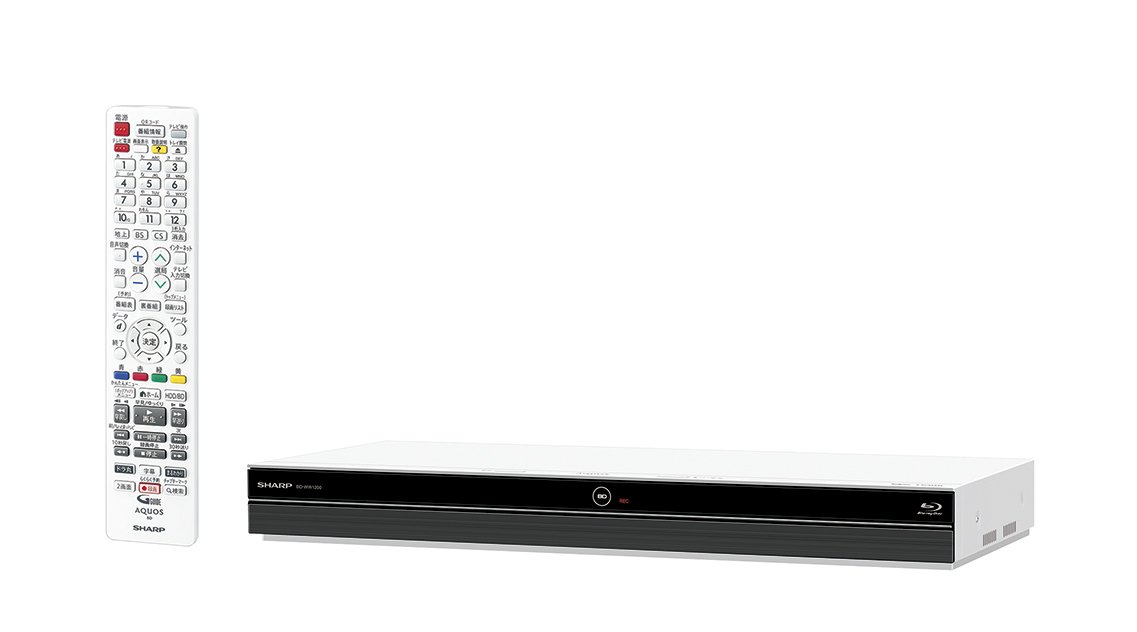 【中古】シャープ AQUOS ブルーレイレコーダー 1TB 2チューナー BD-WW1200