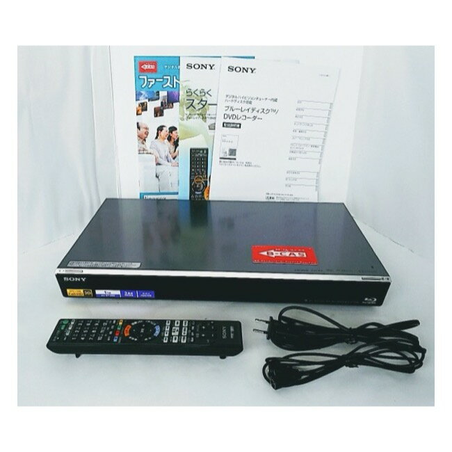 【整備済み品】 SONY ソニー ブルーレイレコーダー 1TB 3チューナー BD/DVD録画対応 BDZ-ET1000