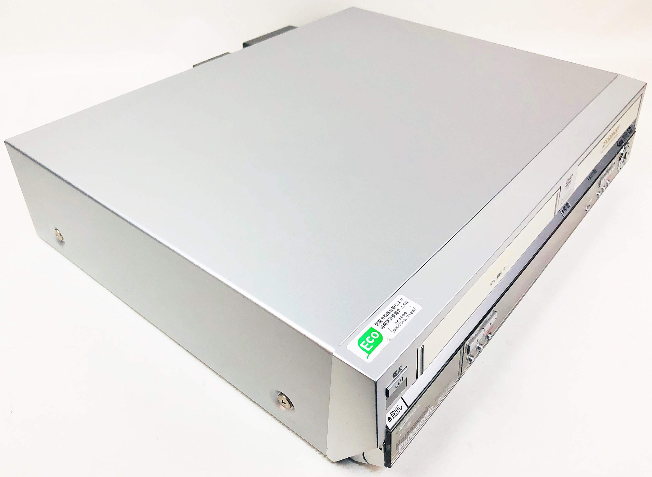 JS-SHOPの【整備済み品】パナソニック Panasonic DMR-E150V VHSビデオ一体型 DVDレコーダー DIGA 80GB VHS→DVDダビング対応 ビデオデッキ DVD録画再生 地デジ非搭載 シルバー｜アングル3