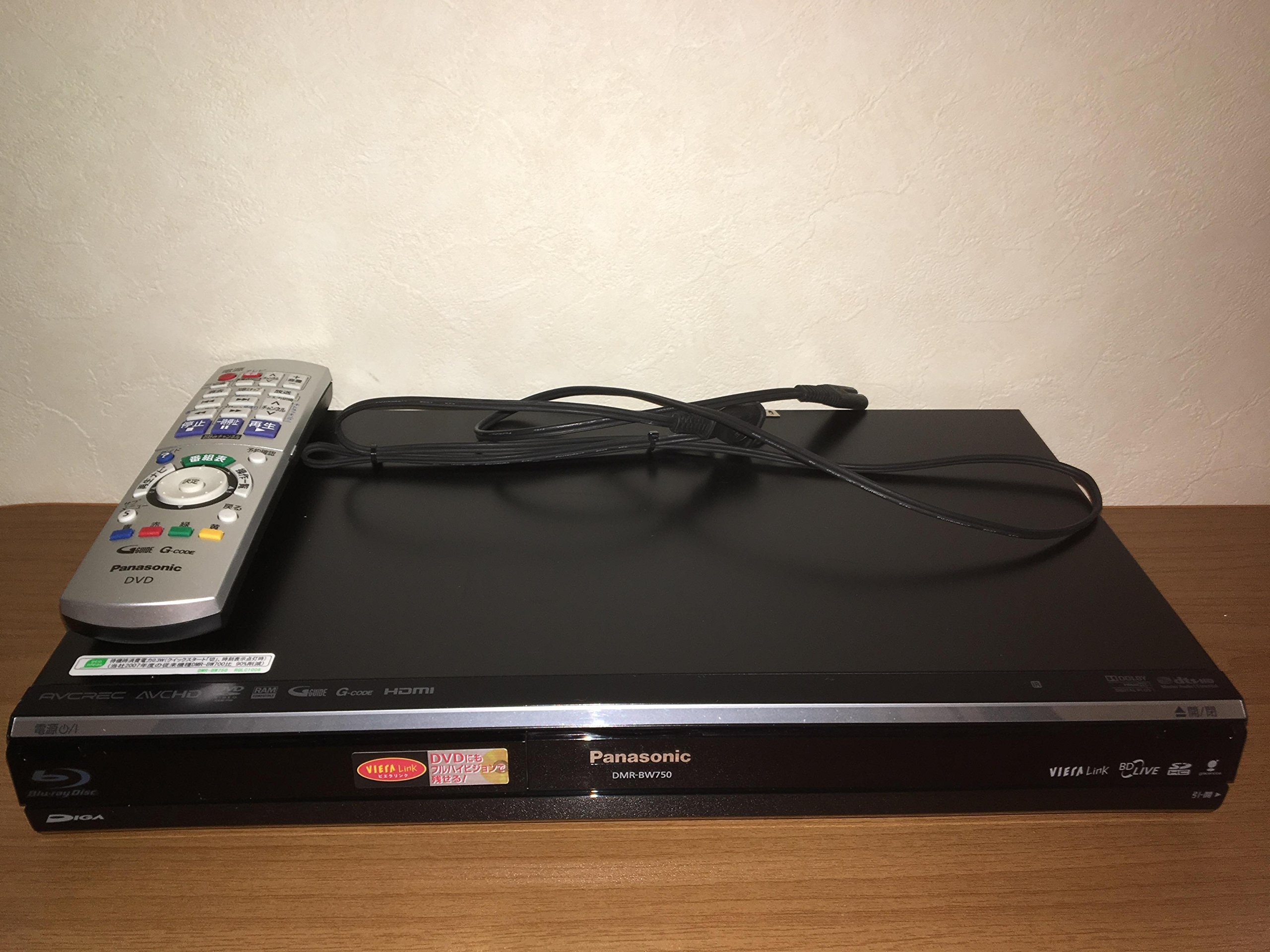 Rakuten - 【中古】パナソニック Panasonic ブルーレイレコーダー 320GB 2チューナー DIGA DMR-BW750