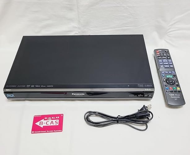 【中古】Panasonic 500GB 2チューナー ブルーレイレコーダー ブラック DIGA DM ...