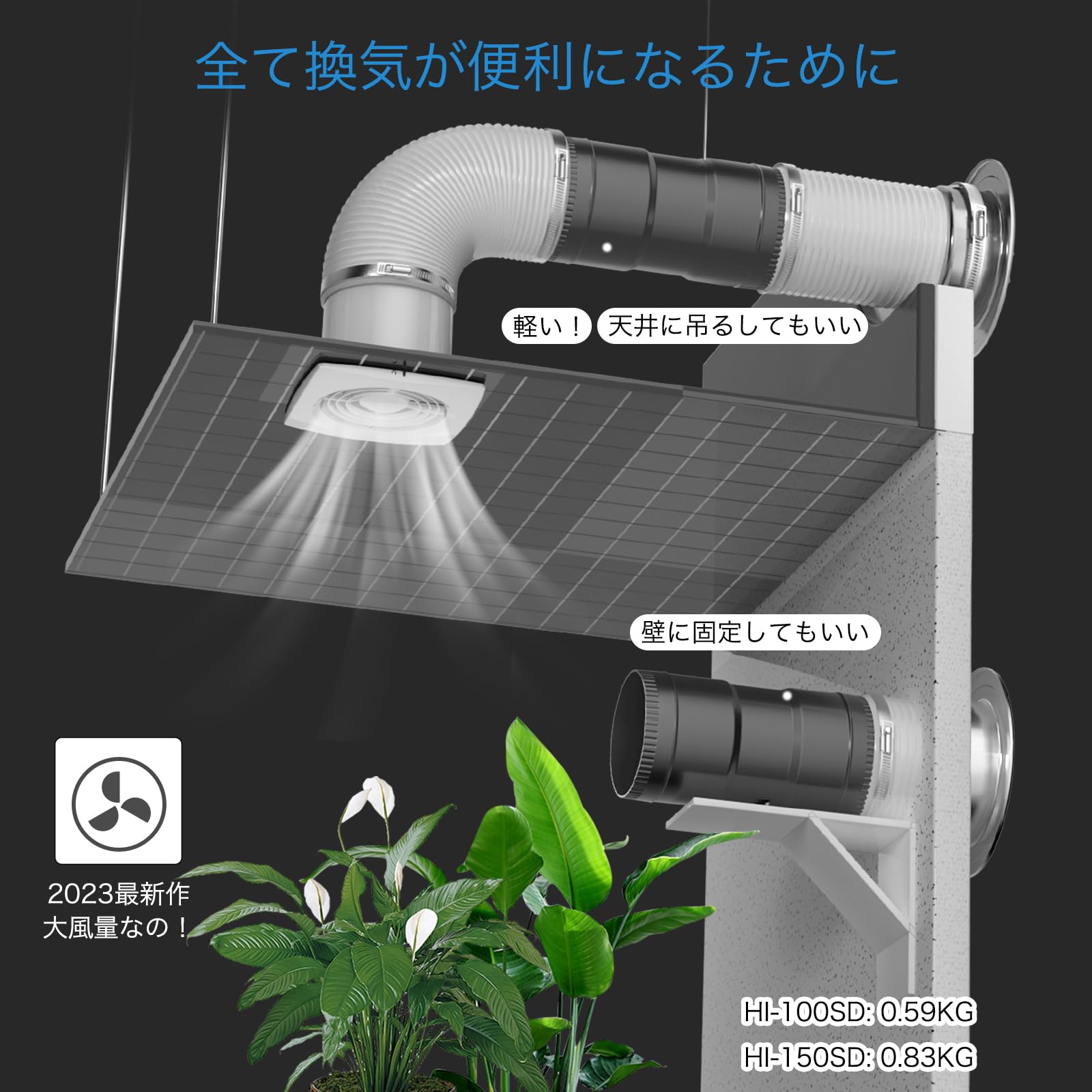 【ダイヤモンド?プラチナ会員限定\777円OFF/】ダクトファン 100mm 中間取付型【インボイス制度登録店】ダクト用 換気扇 強力 省エネ 静音 塗装ブース用 家焼肉 丸形タイプ 産業用換気扇 取扱説明書付(HI-100SD)