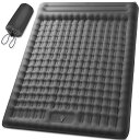 【\1000円OFF/】エアーマット キャンプマット 【約196×135×12CM】厚手?ワイドサイズ エアマット ダブル キャンプ用マット 枕付き アウトドア...
