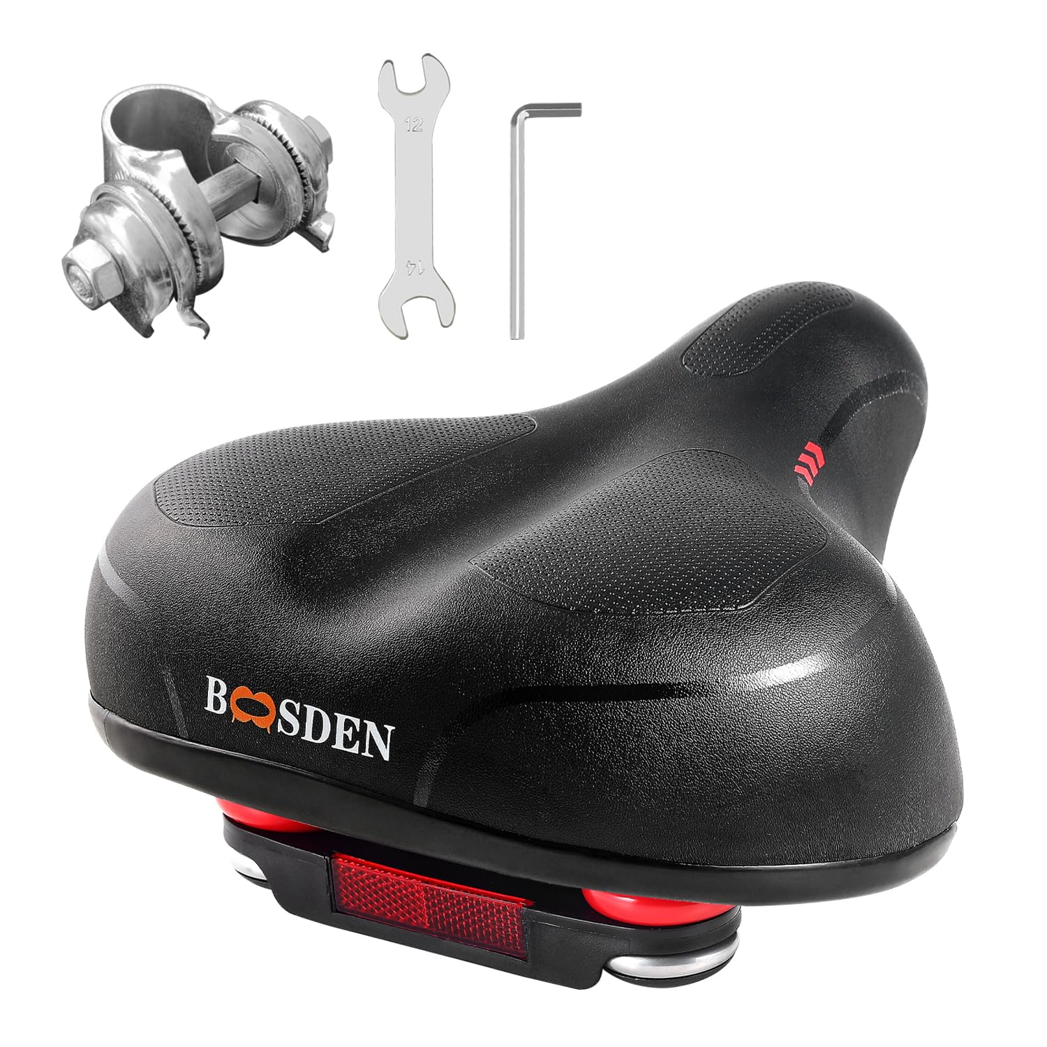 自転車 サドル お尻が痛くない 超肉厚 柔らかい 交換用 高い汎用性 男女兼用 防水 ママチャリ/電動アシスト自転車/ロードバイク/クロスバイク/マウンテンバイク/普通の自転車用