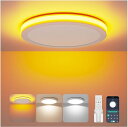 LEDシーリングライト 8畳 おしゃれ 天井照明器具 間接光常夜灯付き 32W 3800lm 調光調色 極薄型 電気 蛍光灯 Ceiling Light 6畳~...