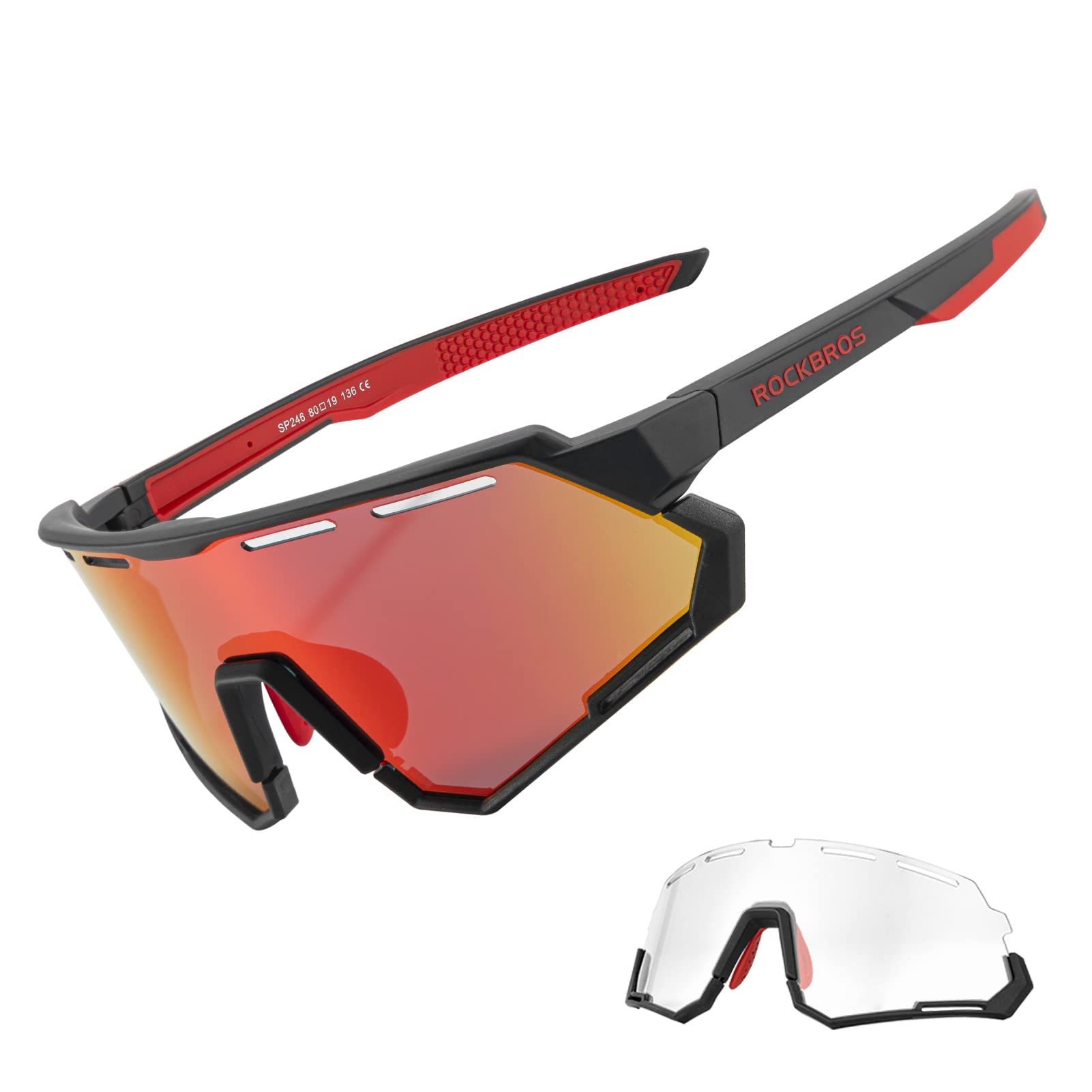 偏光サングラス 調光サングラス 交換可能レンズ2枚 スポーツサングラス UV400 紫外線カット 超軽量 サングラス スポーツ 自転車 釣り 運転用 バイク 野球 ゴルフ ランニング 登山 レディース メンズ アイウェア