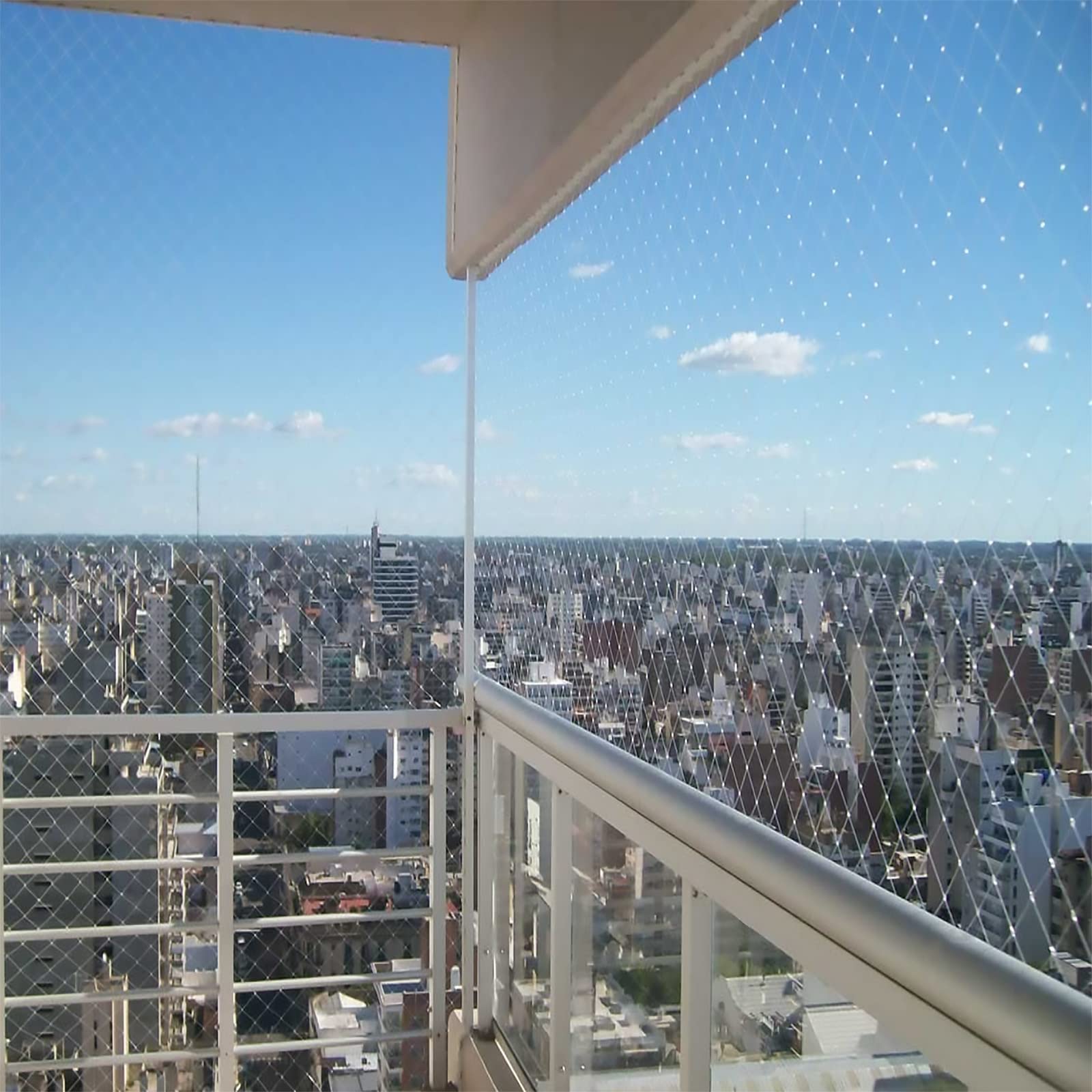 鳥避けネット 防鳥ネット 鳩よけネット透明 3x8m 鳥よけネットベランダ 結束バンド 15本付き カラス 鳩..