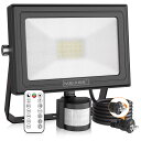 【\300円OFF/】35W 人感センサーライト LED 高輝度 防犯ライト IP66防水 3500LM 調光 センサー感度調節可能 常時点灯機能付き 点灯時間...