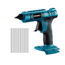 【\300円OFF/】グルーガン コードレス ホットボンド 18バッテリーに互換 100w 180秒 急速加熱 小型 超軽量 11mmスティック コードレス付き...