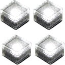 【\300円OFF/】ソーラーライト ガーデンライト 太陽光パネル充電 埋め込み式 高輝度 IP68防水 自動点灯/消灯 屋外 景観照明 電気代不要 玄関先/庭...