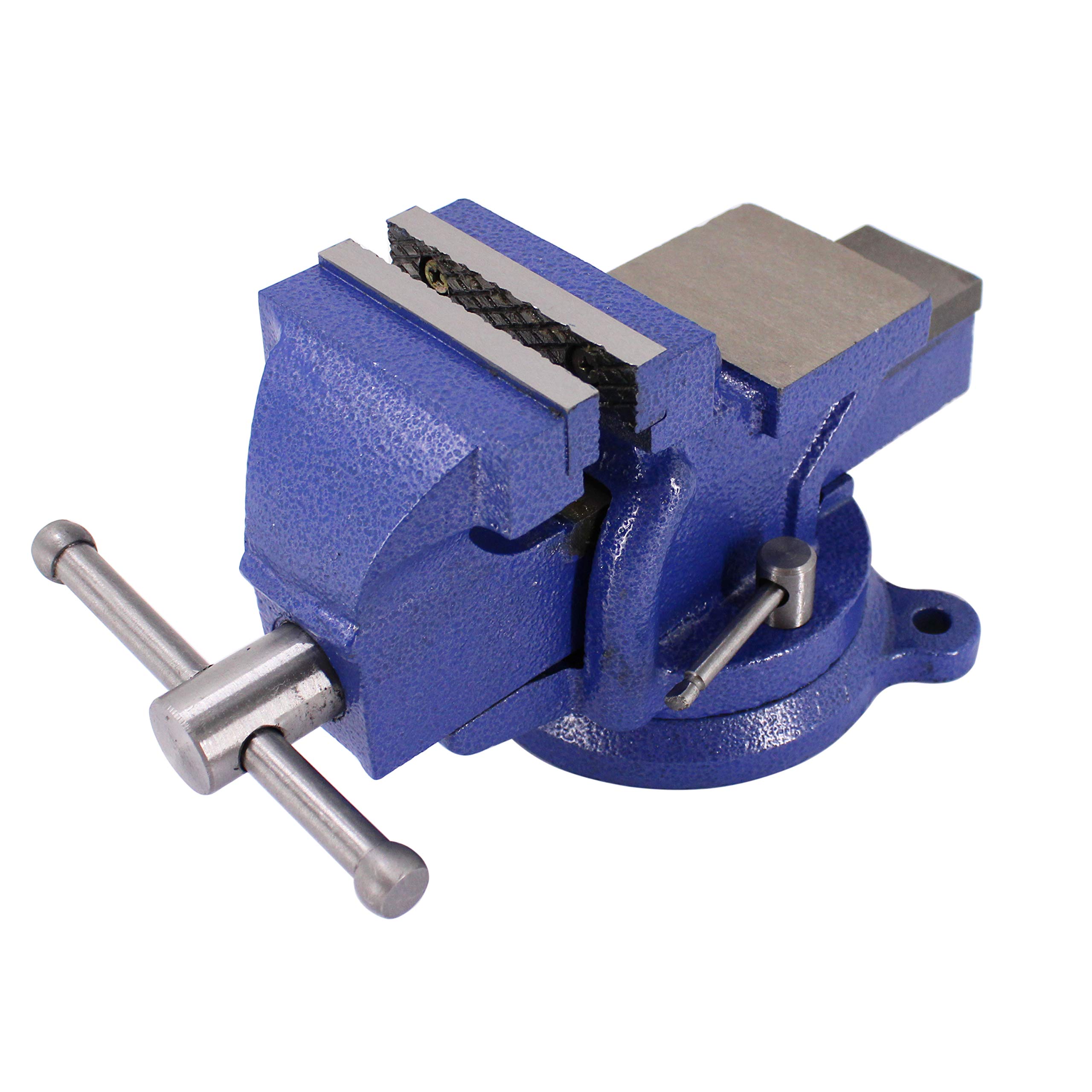 万力 ベンチバイス 口幅75mm 最大開口75mm 360度回転 作業台 エンジニア アンヴィルバイス 回転 加工 固定 接着 強力 卓上 テーブル 締め 工具 DIY リードバイス