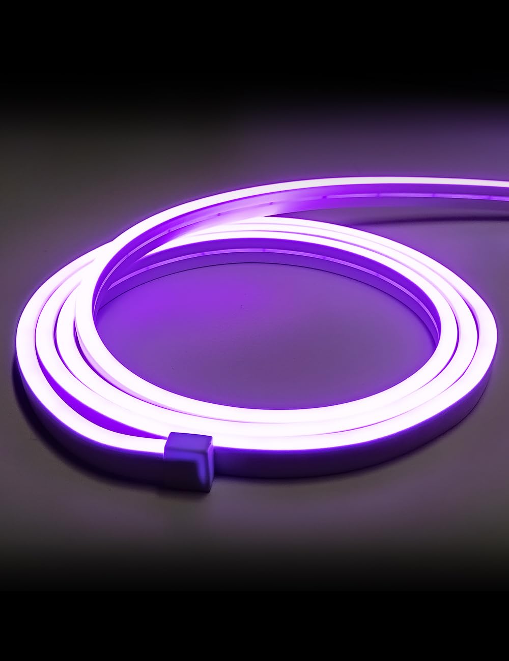 ledテープライト 防水IP65 SMD2835 120LEDs/m 入電電圧12V テープ 照明 取付簡単 ledチューブライト 間接照明 カット可能 5M 調光可能 調光器付き アダプター付き パープル