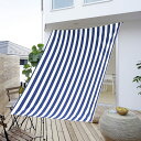200x300cm 日除け シェード オーニング 撥水 ポリエステル ブルーホワイト
