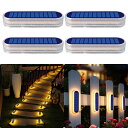 ソーラーライト 屋外 ガーデンライト IP68防水 30LED 暖色 ソーラー 屋外 階段ライト 庭 ライト 太陽光パネル充電 自動点灯/消灯 玄関先 庭 通路...