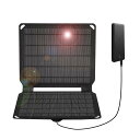 【\1000円OFF/】ソーラーパネル 10W USB出力ポート 5v 2a 小型 折りたたみ式 単結晶セル IP67 防水 停電/災害/旅行/アウトドア用 台...