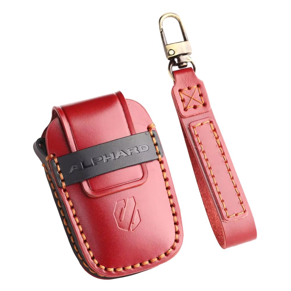 トヨタ ALPHARD 30系 40系 専用 本革 5ボタン キーケース レザー キーカバー キーホルダー スマートキ..