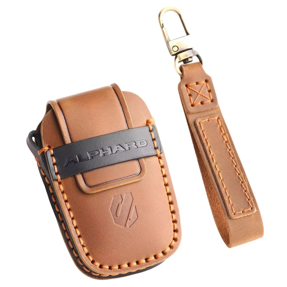 トヨタ ALPHARD 30系 40系 専用 本革 5ボタン キーケース レザー キーカバー キーホルダー スマートキ..