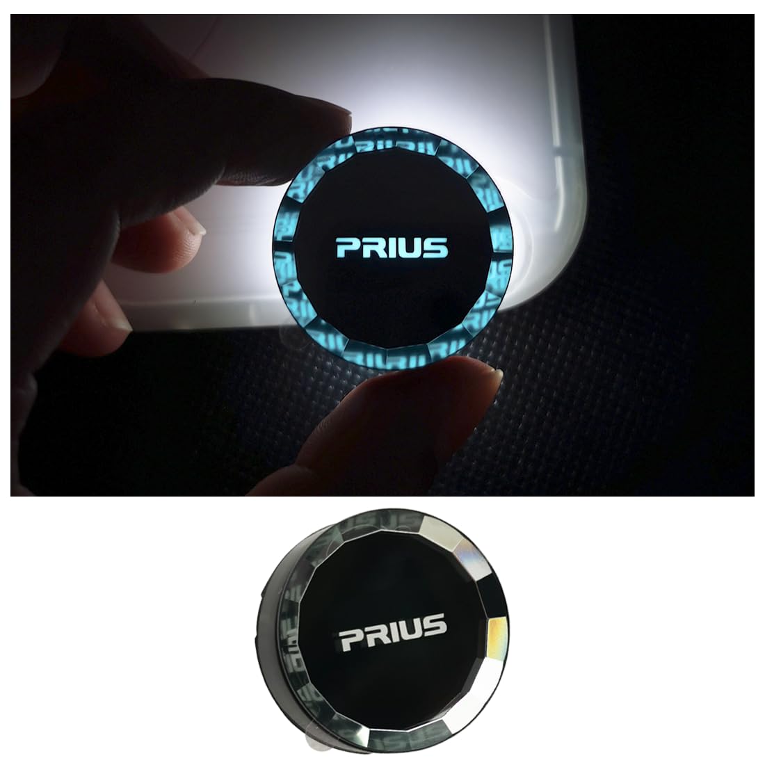プリウス 60系 クリスタル表面処理 エンジン スタートカバー スタートボタンカバー スイッチカバー ス..