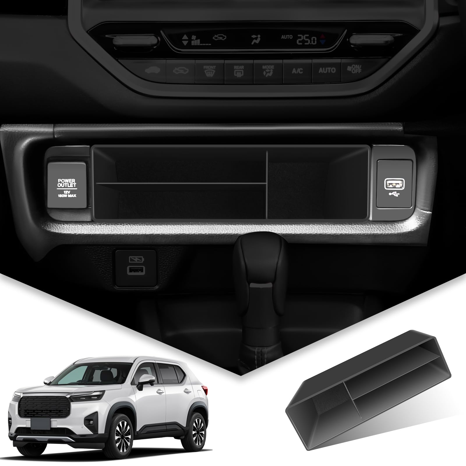 新型ホンダ WR-V DG5型 専用 センターポケット WR-V アクセサリー コンソールトレイ 2024新型 WR-V 収納ボックス 小物収納 小物入れ 滑り止め【ホンダ純正HDMIコネクタオプションの装着車に適応不可】