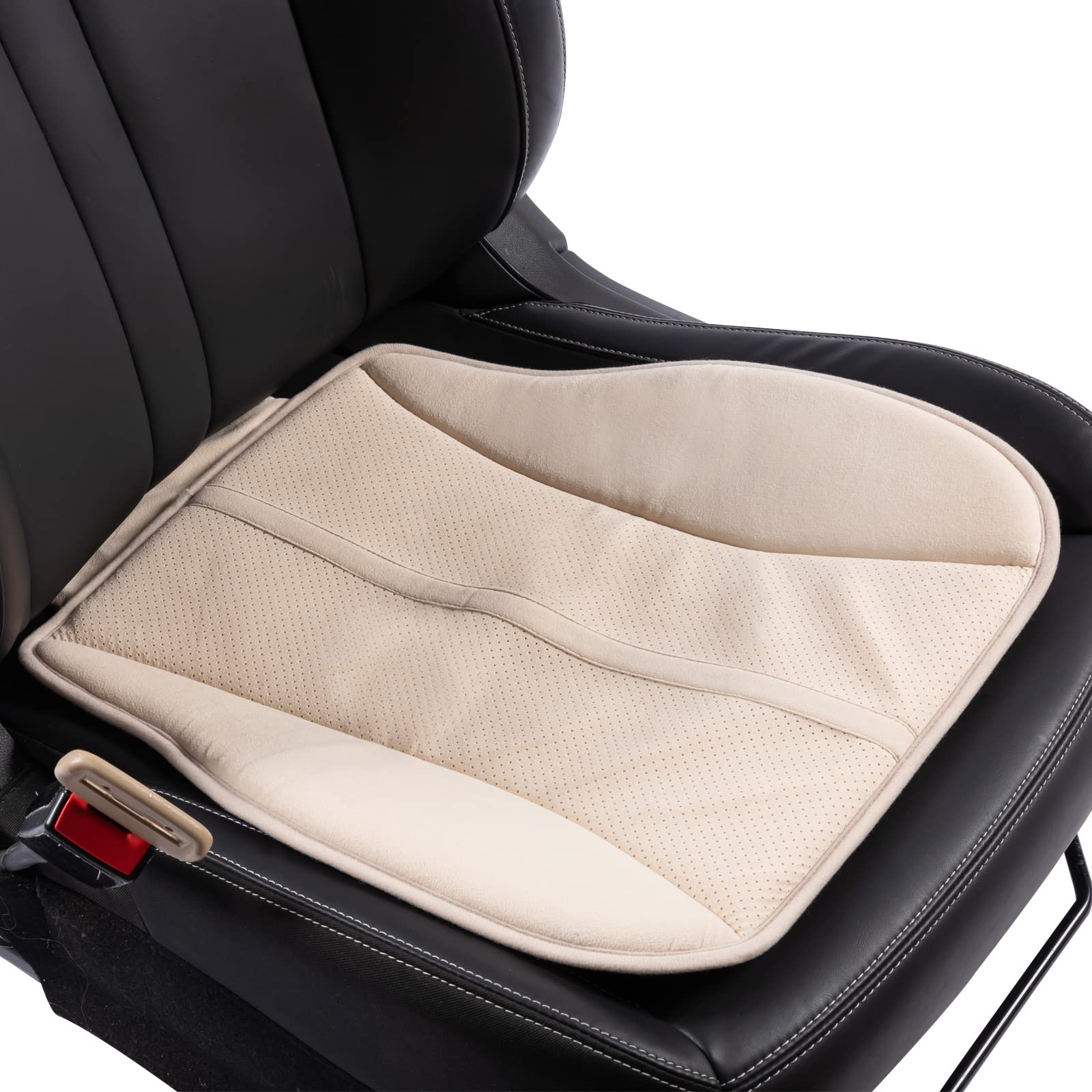 カーシートクッション 車用 低反発 通気 運転席 オフィス 自宅用 滑り止め 抗菌防臭 蒸れにくい 年間使..