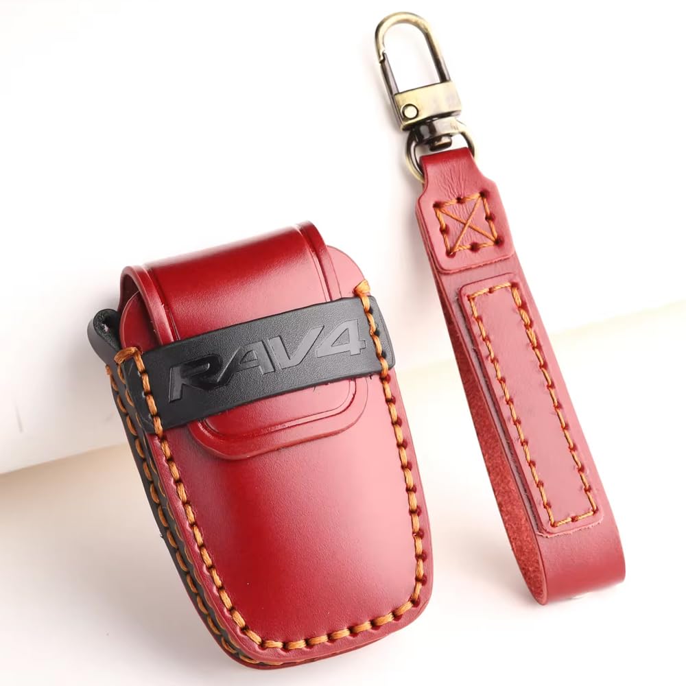 トヨタ RAV4 XA50系 専用 本革 キーケース レザー キーカバー キーホルダー スマートキーケース RAV4ロ..