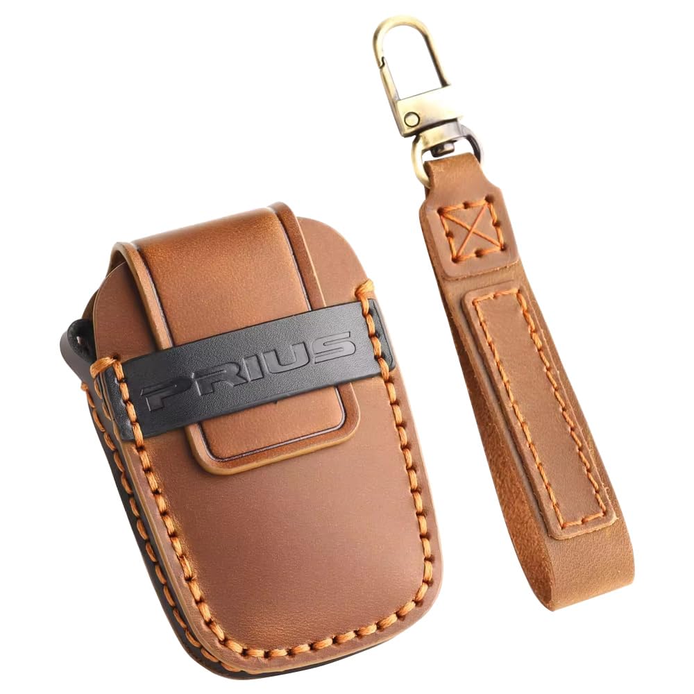 トヨタ 新型プリウス 60系 専用 本革 キーケース レザー キーカバー キーホルダー スマートキーケース ..