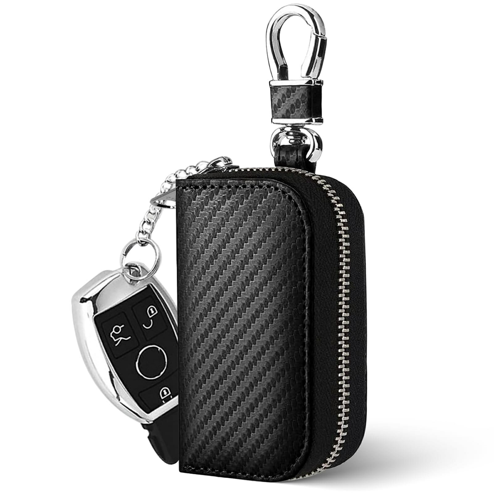 リレーアタック防止用キーケース スマートキー 電波遮断 車 盗難防止グッズ リレーアタック対策 電波遮断キーケース スマートキーポーチ 父親 誕生日プレゼント 全車種対応