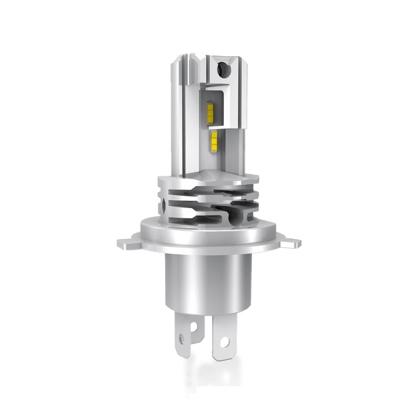 �Х���LED�إåɥ饤�� H4 Hi/Lo �����ָ��б� H4 LED �Х�� �⵱�� 6500K DC9-32V ���б� 1����